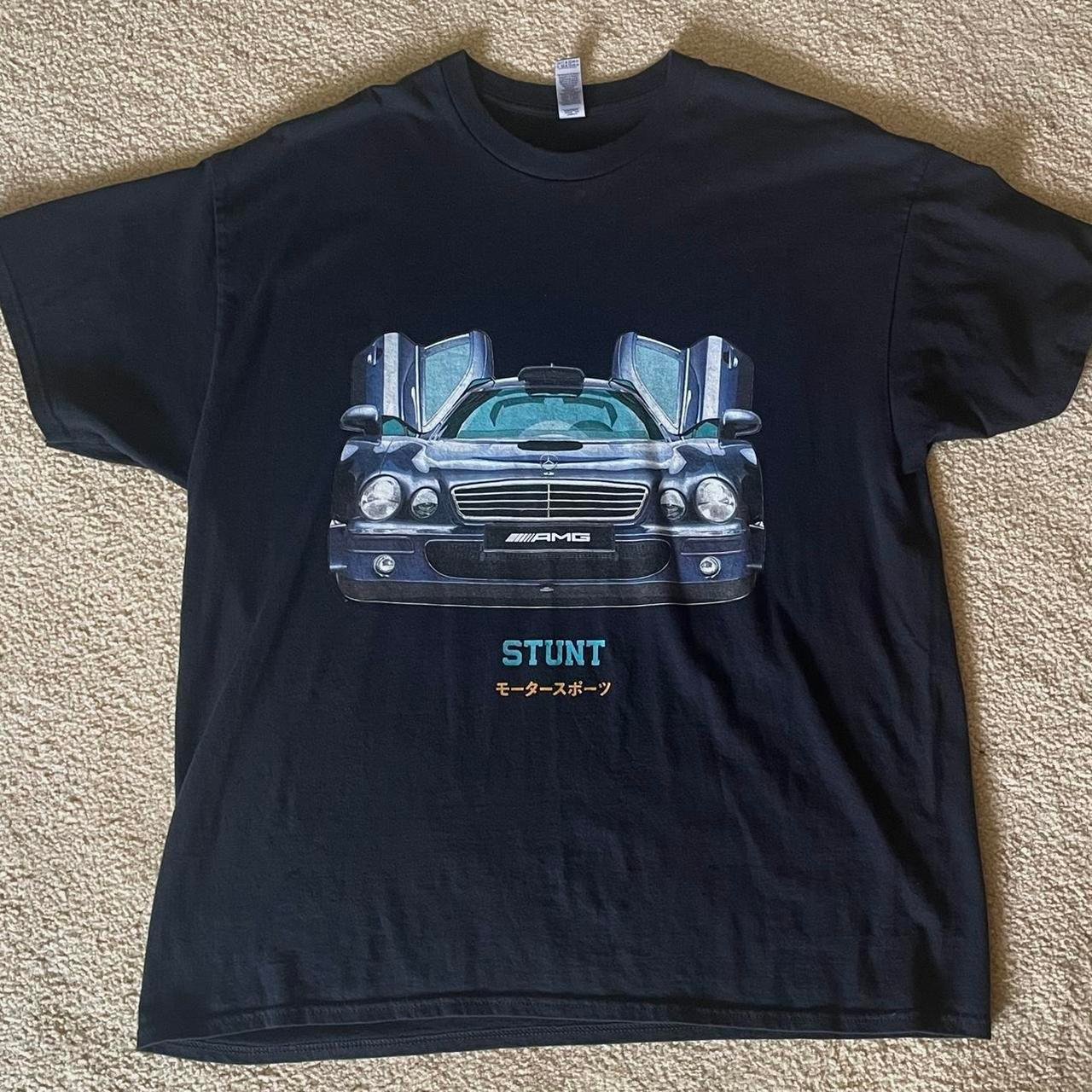 CLK GTR Coupe V12 Race Car M120 Shirt Black / Blue Car