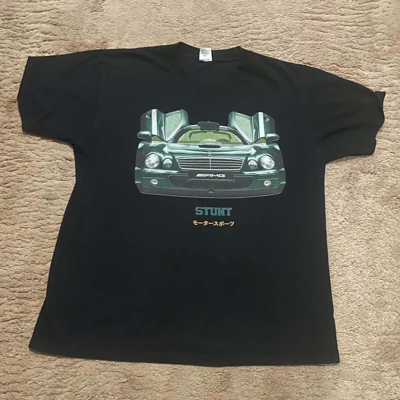 CLK GTR Coupe V12 Race Car M120 Shirt Black / Green Car