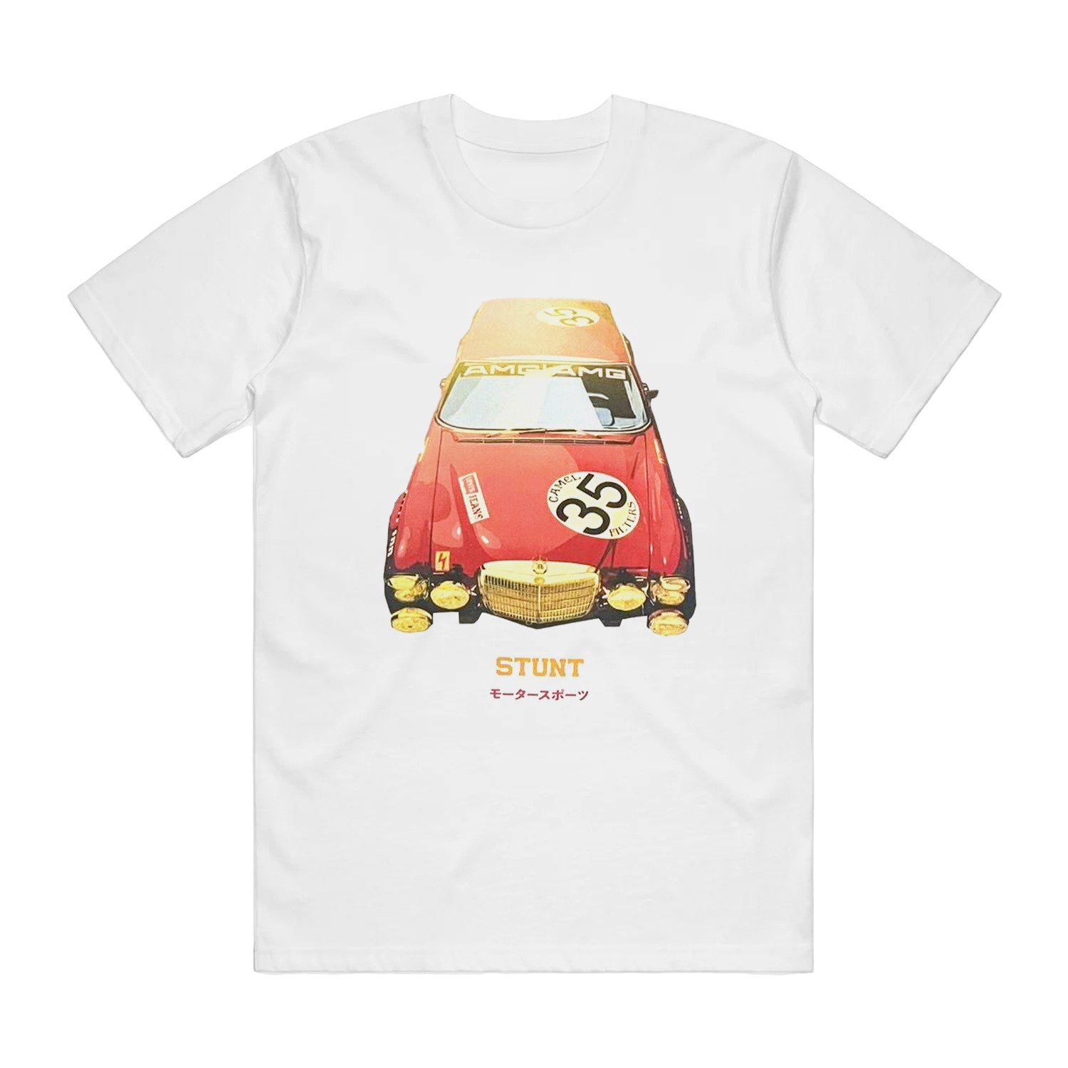 STUNT Red Pig race car tee