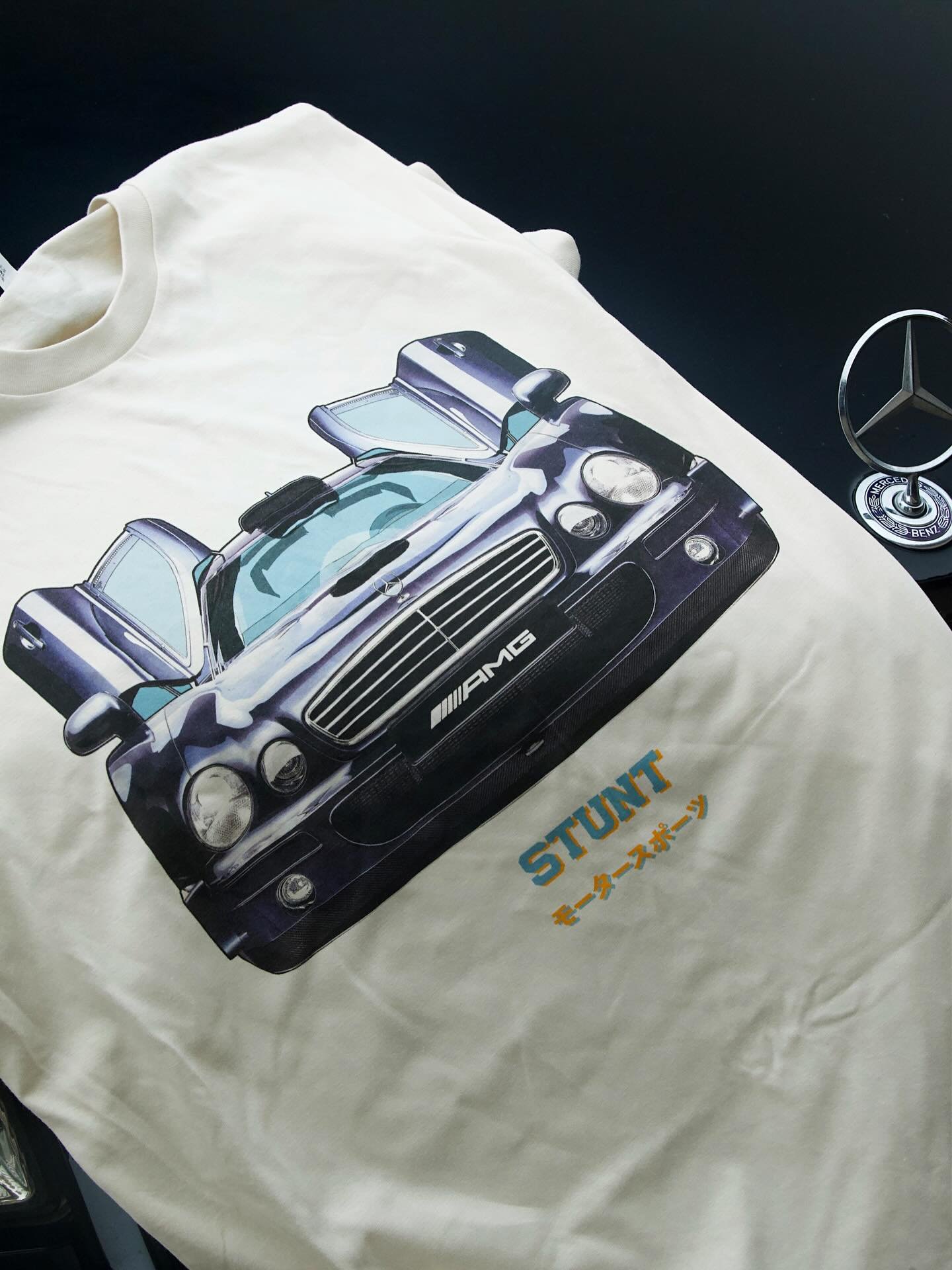 CLK GTR Coupe V12 Race Car M120 Shirt White